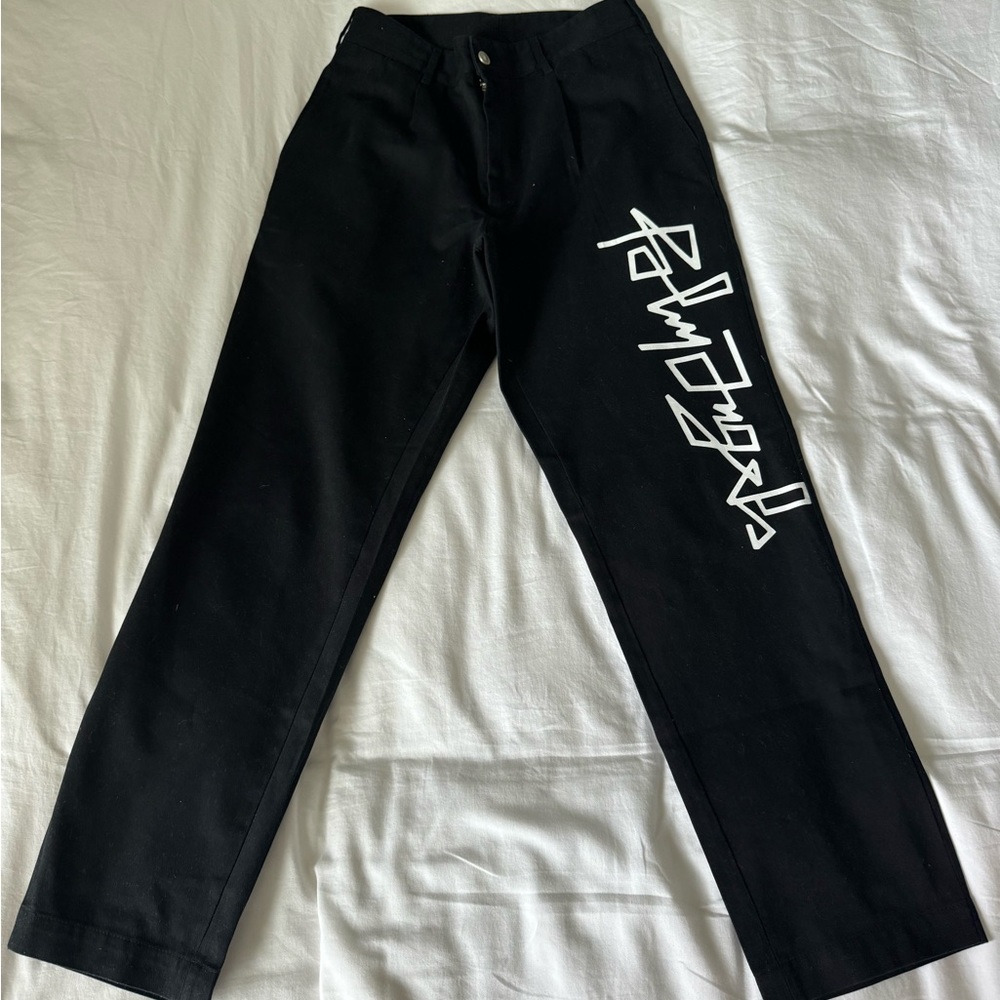 Palm Angels Black Trousers